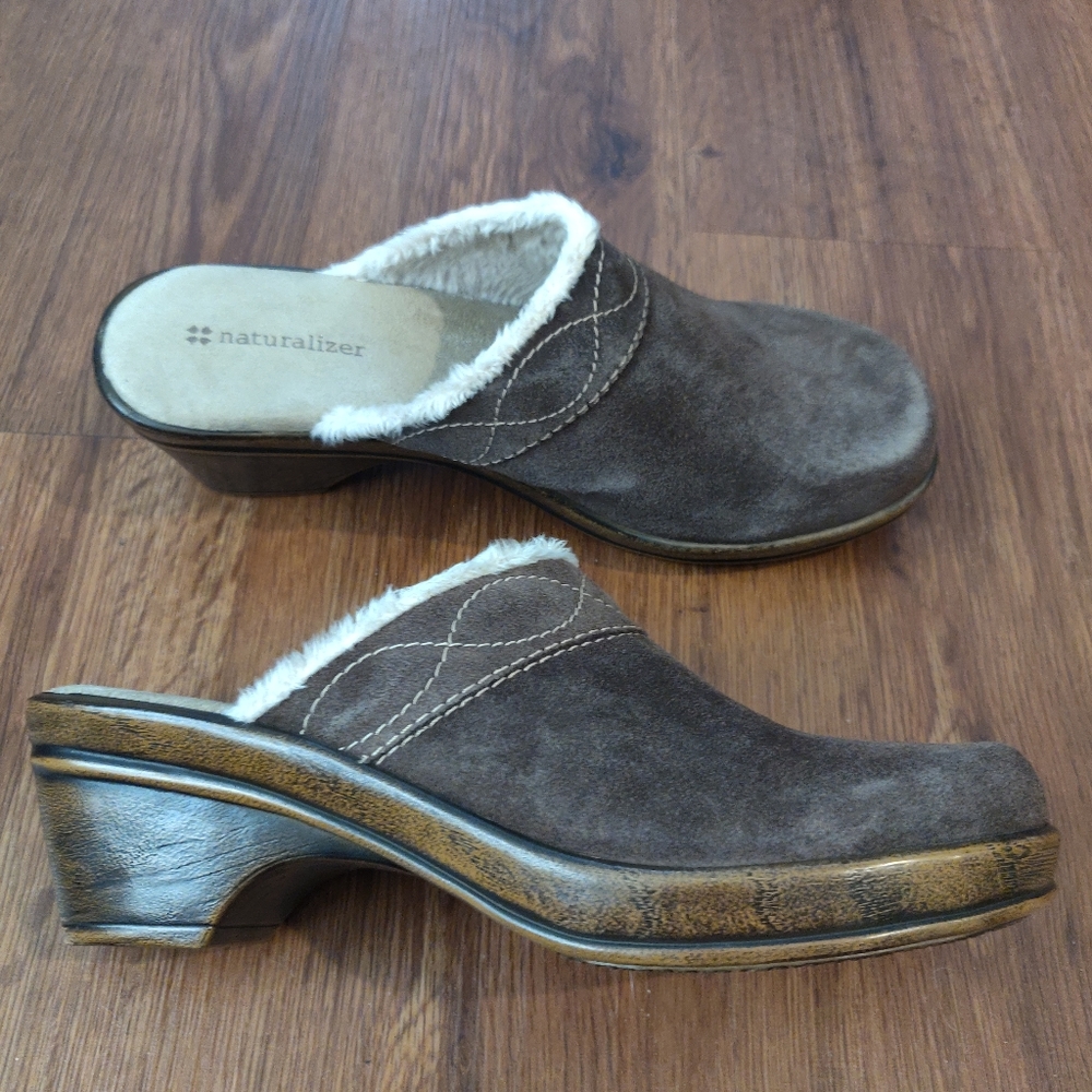 Naturalizer Leather Shoes Chocolate Brown